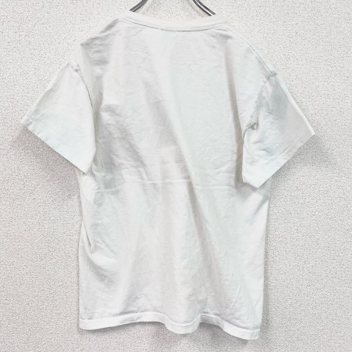 古着 used　00s　DELTA　半袖プリントTシャツ　ハリウッド　CALIFORNIA　クルーネック　白　ホワイト　Mサイズ
