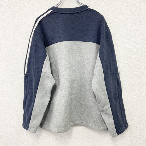 00s　adidas　アディダス　スウェット/トレーナー　パフォーマンスロゴ　ヴィンテージ　グレー　7サイズ