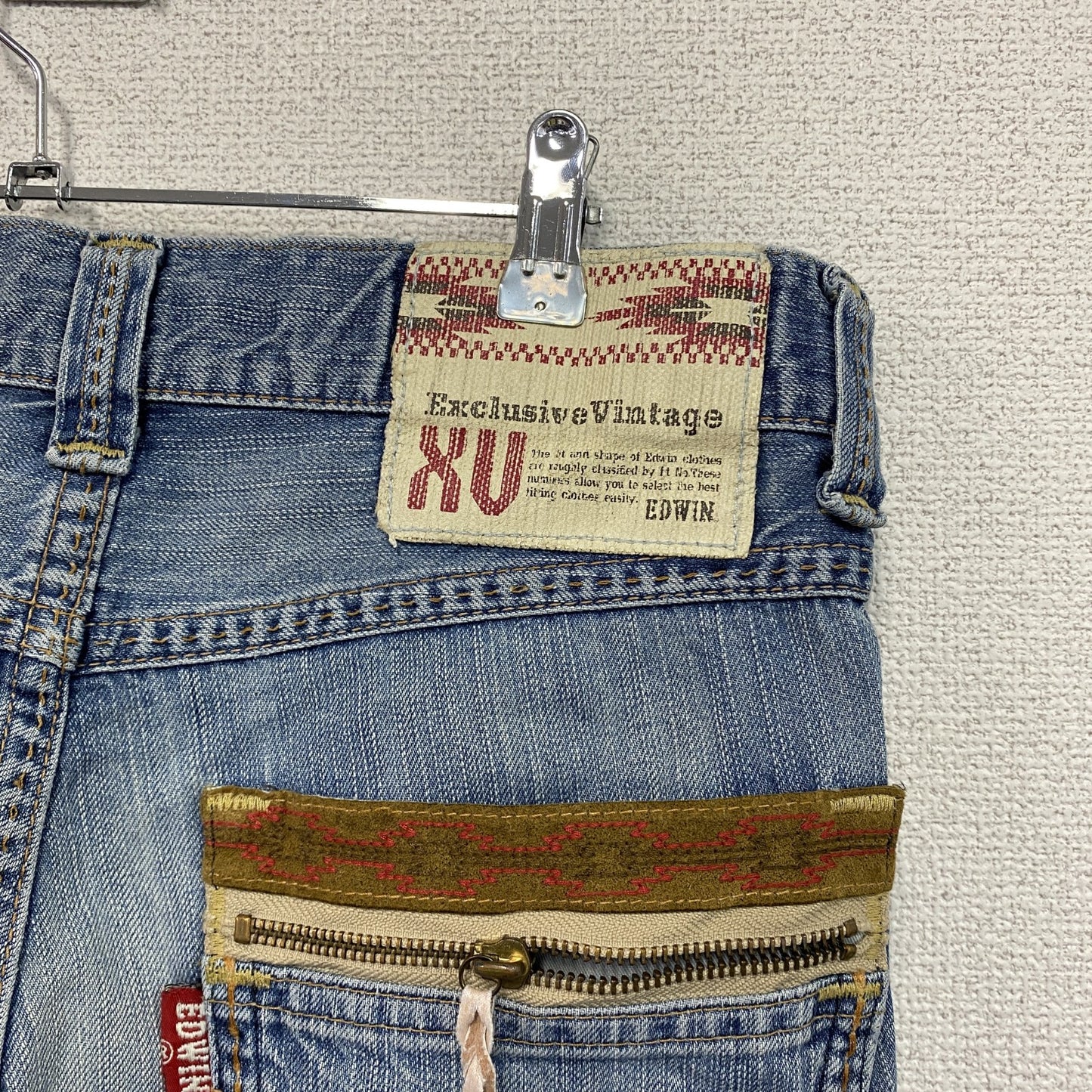 EDWIN　エドウィン　デニムハーフパンツ/ジーンズ　ジップフライ　インディゴ　30サイズ