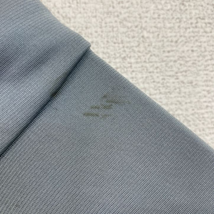 古着 used　adidas　アディダス　長袖ワンポイントロゴ刺繍ジャージ　トラックジャケット　黒　グレー　XLサイズ