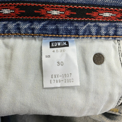 EDWIN　エドウィン　デニムハーフパンツ/ジーンズ　ジップフライ　インディゴ　30サイズ