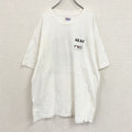 90s　Hanes　ヘインズ　BEEFY-T　AKAI　半袖Tシャツ　企業ロゴ　シングルステッチ　白　ホワイト　XLサイズ