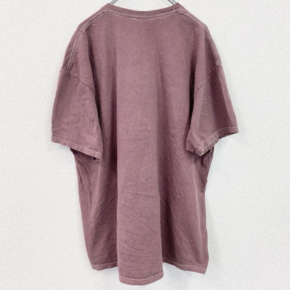古着 used　desert dreamer　半袖プリントTシャツ　蝶　昆虫　クルーネック　レトロデザイン　赤　紅　レッド　