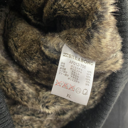 BILLABONG　ビラボン　フード付きジャケット　中綿入り　黒　ブラック　XLサイズ