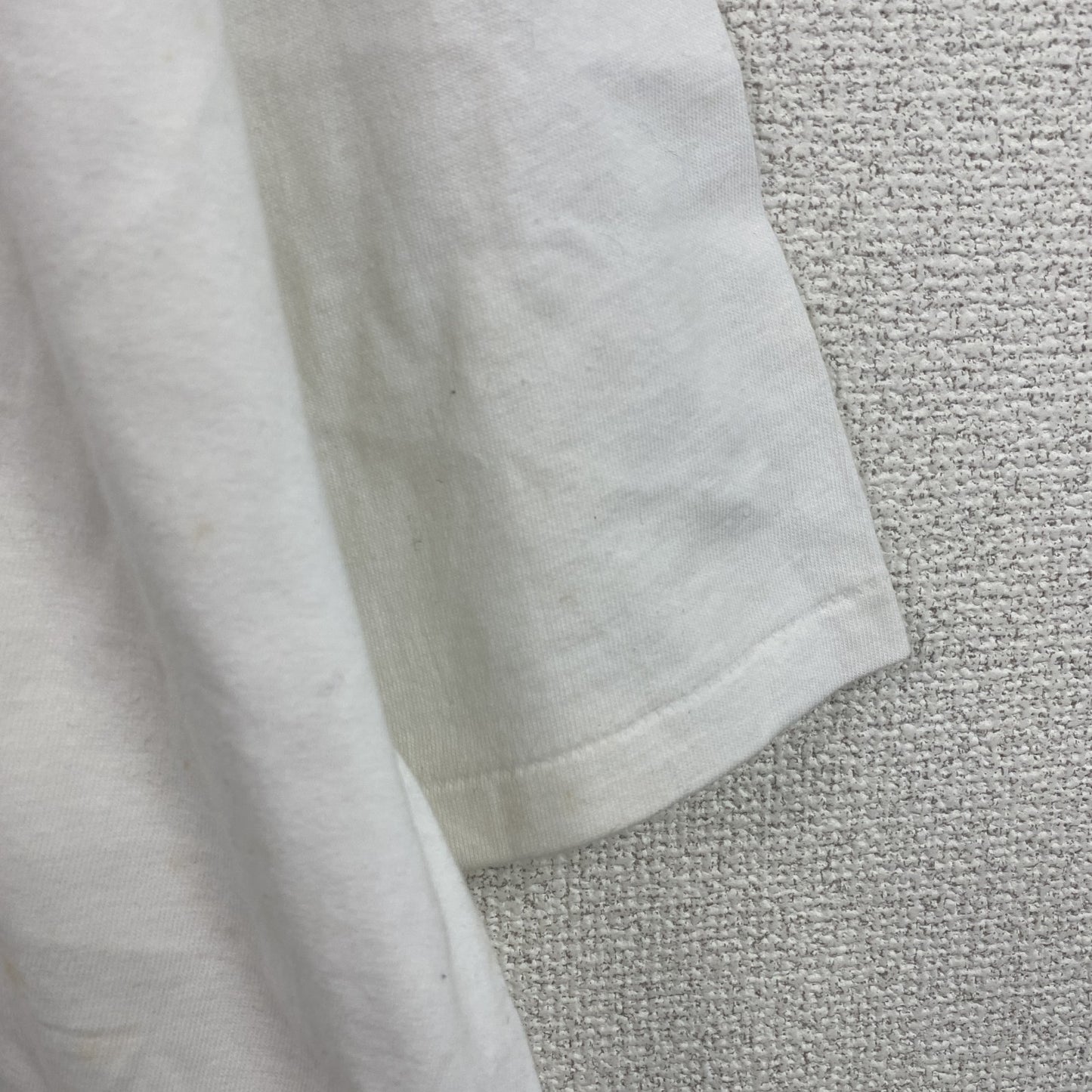 90s　Hanes　ヘインズ　BEEFY-T　AKAI　半袖Tシャツ　企業ロゴ　シングルステッチ　白　ホワイト　XLサイズ