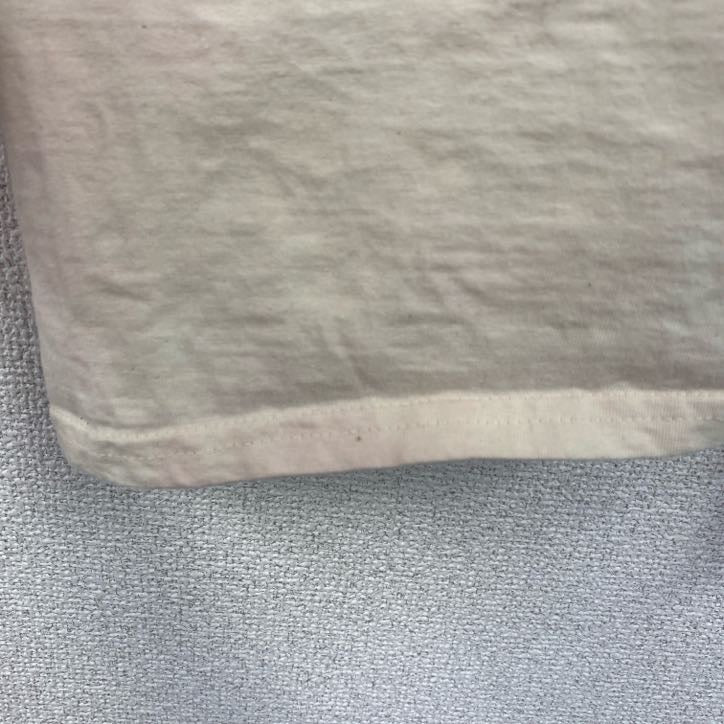 古着 used　Hanes　ヘインズ　半袖ビッグプリントTシャツ　アメリカ　野球　スポーツ　クルーネック　白　ホワイト　XLサイズ
