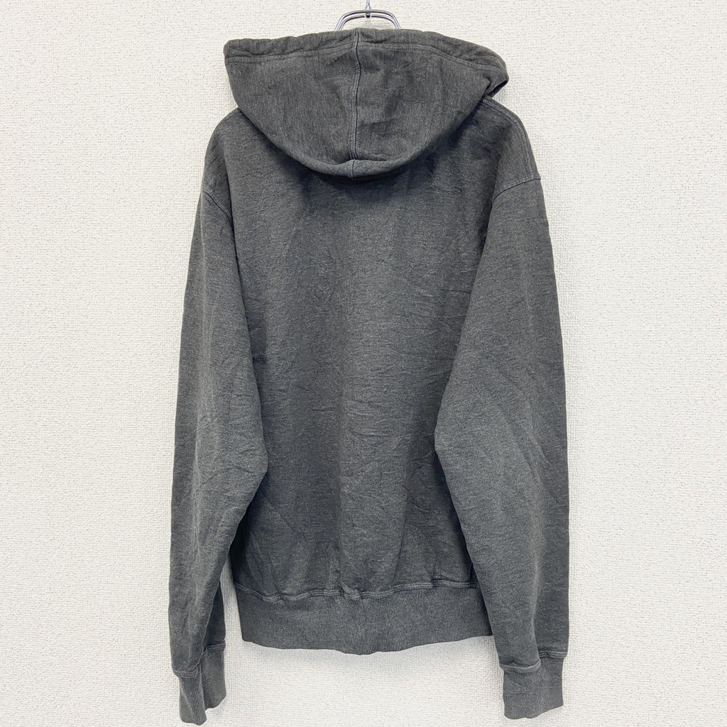 champion　チャンピオン　スウェットパーカー/フーディー　ロゴプリント　グレー　Lサイズ