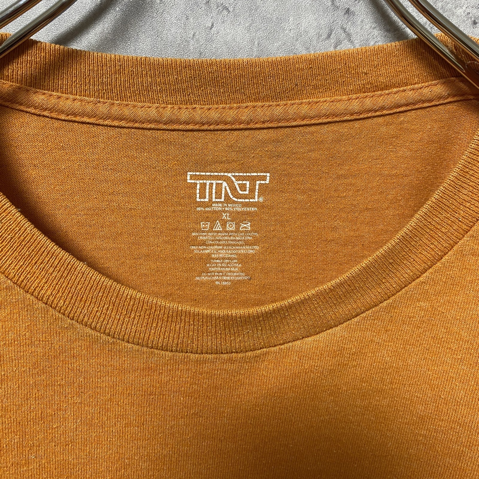 古着 used　Cheetos チートス　半袖プリントTシャツ　オレンジ　レトロデザイン　クルーネック　ビッグシルエット
