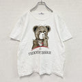 CHAMPFER　シャンフェール　半袖プリントTシャツ　シングルステッチ　白　ホワイト