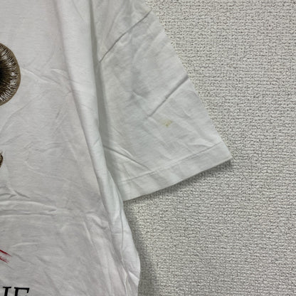 CHAMPFER　シャンフェール　半袖プリントTシャツ　シングルステッチ　白　ホワイト