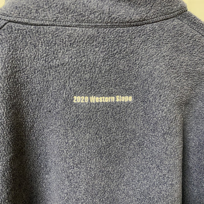 古着 used　PORT AUTHORITY　長袖フリースジャケット　ハイネック　フルジップ　SCOTT　ポイント刺繍　XLサイズ