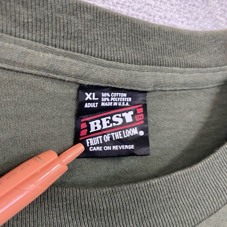 古着 used　USA製　BEST FRUIT OF THE LOOM　半袖プリントTシャツ　ボウリング　ヴィンテージ　XLサイズ