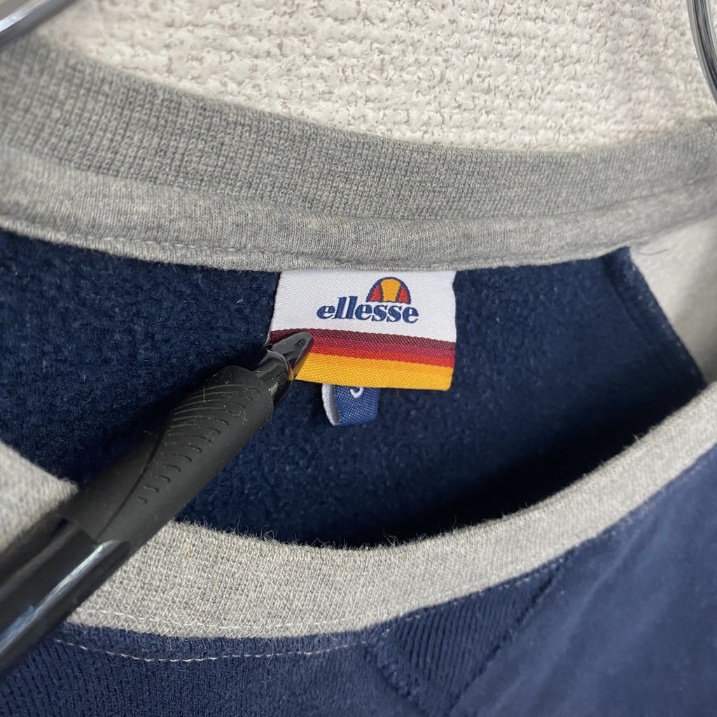 ellesse　エレッセ　スウェット/トレーナー　紺　ネイビー　グレー　Sサイズ