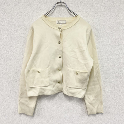 ROPE' PICNIC　ロペピクニック　ミラノリブ金ボタンニットカーディガン　アイボリー　38サイズ