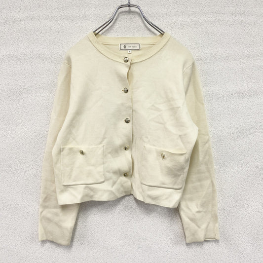 ROPE' PICNIC　ロペピクニック　ミラノリブ金ボタンニットカーディガン　アイボリー　38サイズ