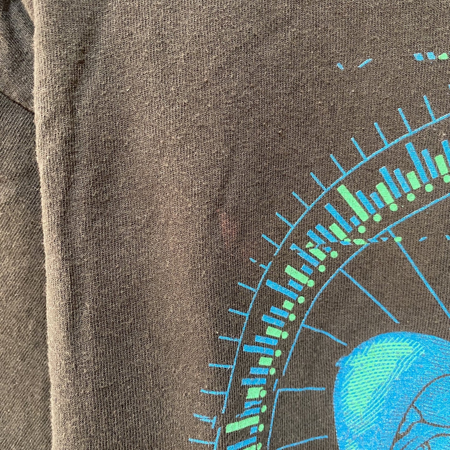 古着 used　WEST WORLD　海外SFドラマ　半袖プリントTシャツ　黒　レトロ　デザイン　個性的　クルーネック　Lサイズ