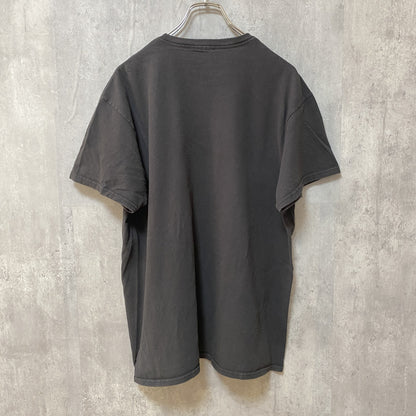 古着 used　WEST WORLD　海外SFドラマ　半袖プリントTシャツ　黒　レトロ　デザイン　個性的　クルーネック　Lサイズ