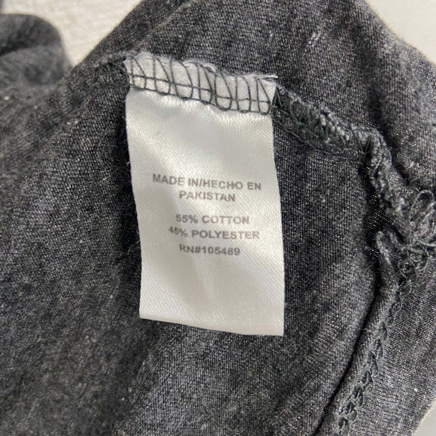 HOT LWATHEAS　半袖プリントTシャツ　両面プリント　ダークグレー　Lサイズ