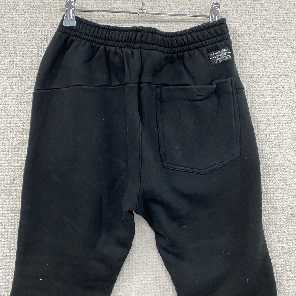 OAKLEY　オークリー　TYPE-02　スウェットパンツ　刺繍ロゴ　黒　ブラック　Mサイズ