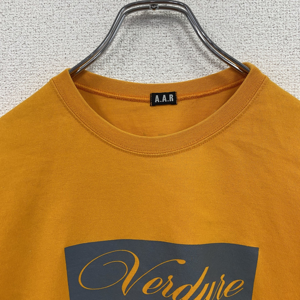　A.A.R　アール　Yohji Yamamoto　ヨウジヤマモト　半袖Tシャツ　オレンジ　