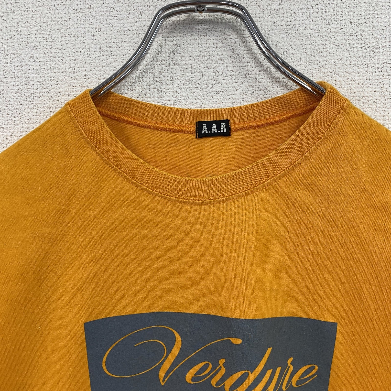 　A.A.R　アール　Yohji Yamamoto　ヨウジヤマモト　半袖Tシャツ　オレンジ　