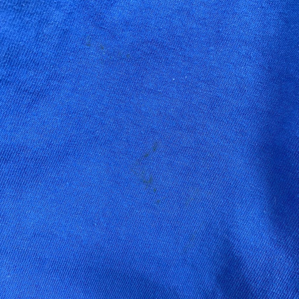 古着 used　PORT&COMPANY　長袖プリントTシャツ　ロンT　バレーボール　コットン100％　青　3XLサイズ