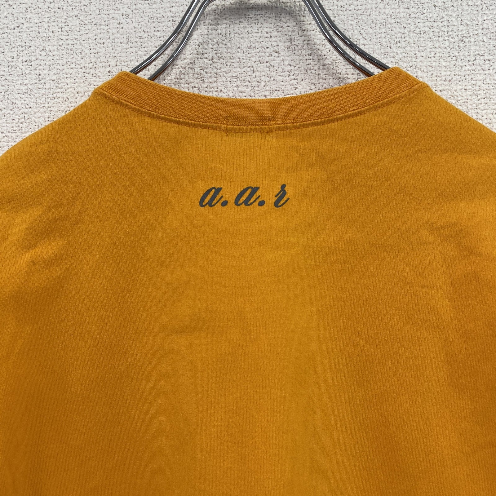 　A.A.R　アール　Yohji Yamamoto　ヨウジヤマモト　半袖Tシャツ　オレンジ　