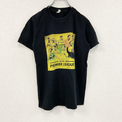 GILDAN　ギルダン　半袖プリントTシャツ　ノリッジシティFC　黒　ブラック　Sサイズ
