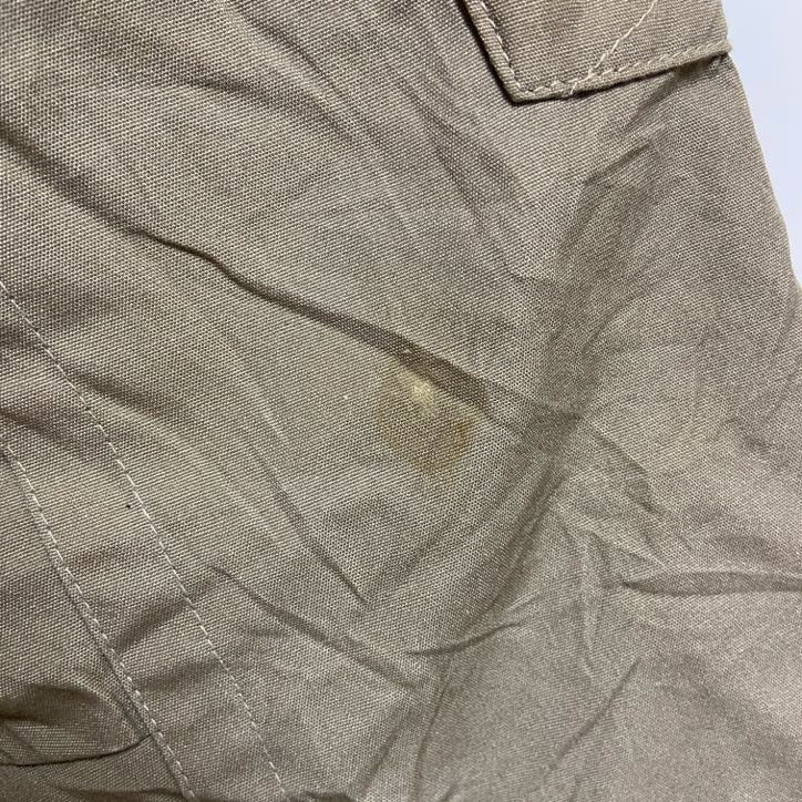 古着 used　IN CROWD　長袖ハイネックブルゾン　厚手アウター　ベージュ　黄土色　秋冬服　ビッグシルエット　XLサイズ