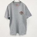 古着 used　HARLEY DAVIDSON　ハーレーダビッドソン　半袖両面プリントTシャツ　灰色　グレー　Lサイズ