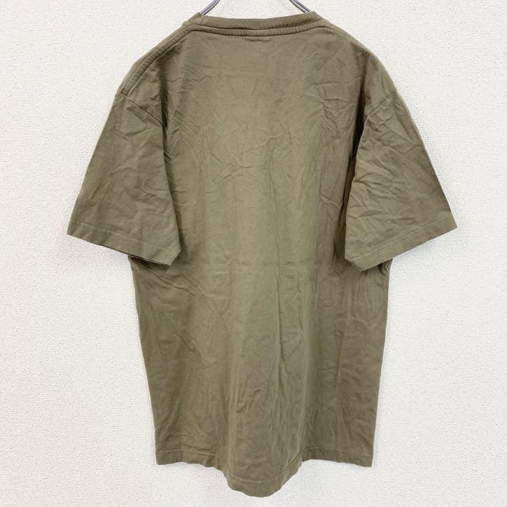 90s～　ALMA MATER　アルママーテル　半袖プリントTシャツ　英字プリント　ヴィンテージ　茶　ブラウン　XLサイズ