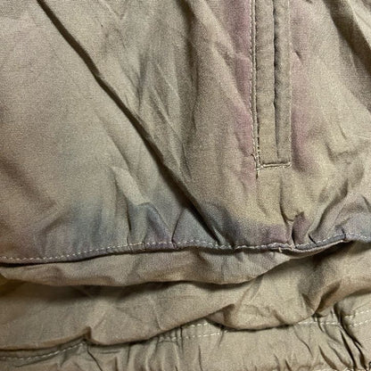 古着 used　IN CROWD　長袖ハイネックブルゾン　厚手アウター　ベージュ　黄土色　秋冬服　ビッグシルエット　XLサイズ