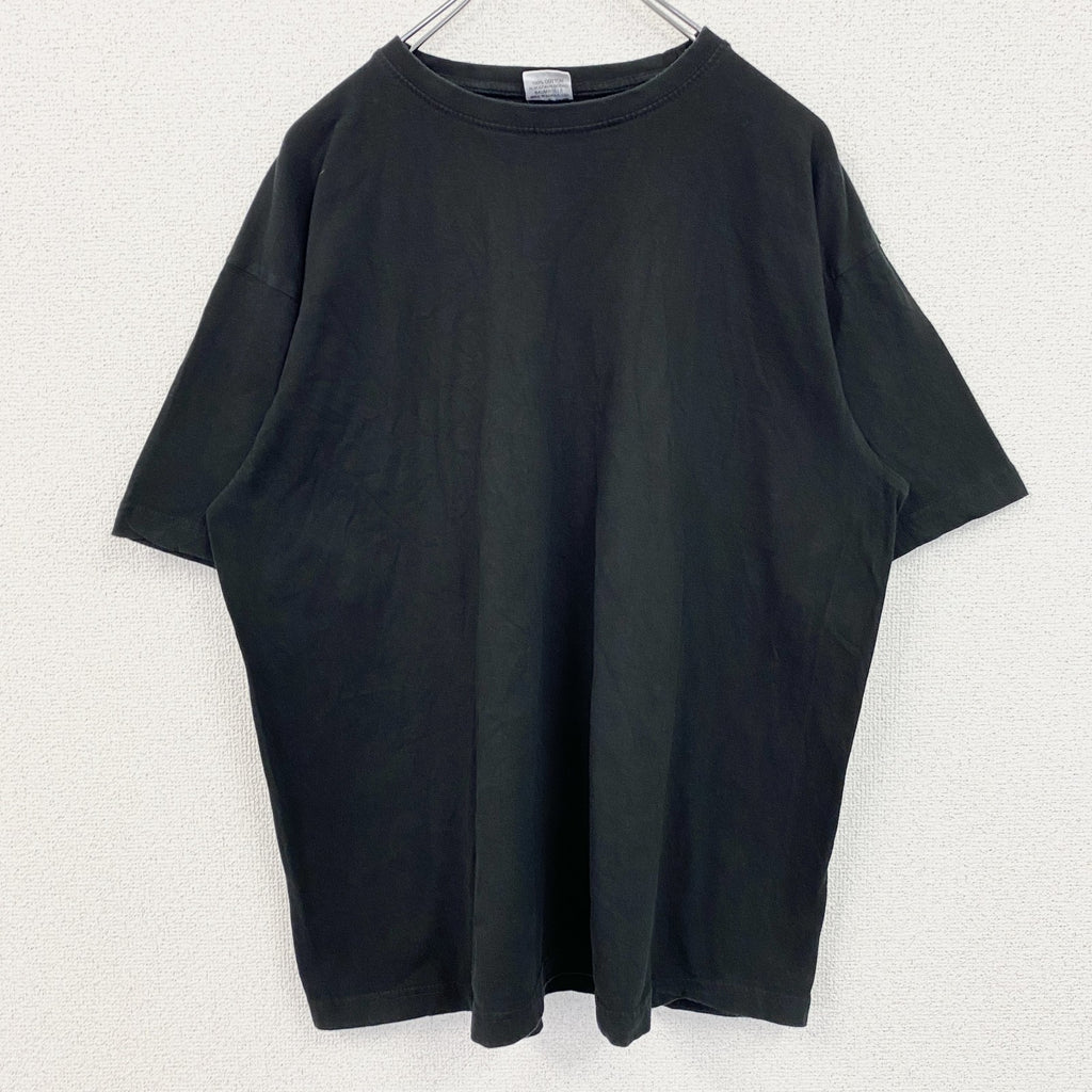 PADMA　半袖バックプリントアニマルTシャツ　Route66　イーグル　ハーレーダビッドソン風　クルーネック　黒　ブラック　XLサイズ