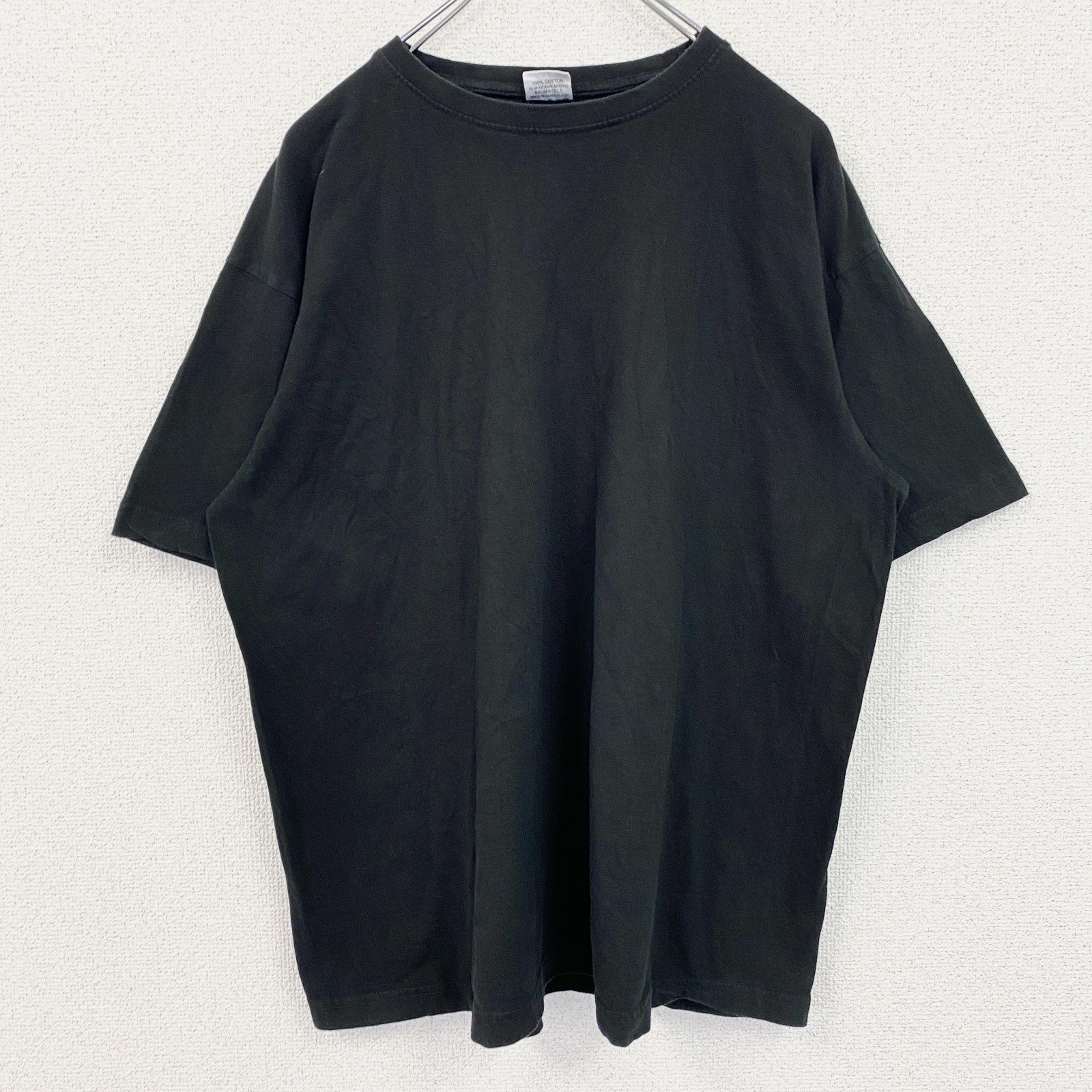 PADMA　半袖バックプリントアニマルTシャツ　Route66　イーグル　ハーレーダビッドソン風　クルーネック　黒　ブラック　XLサイズ