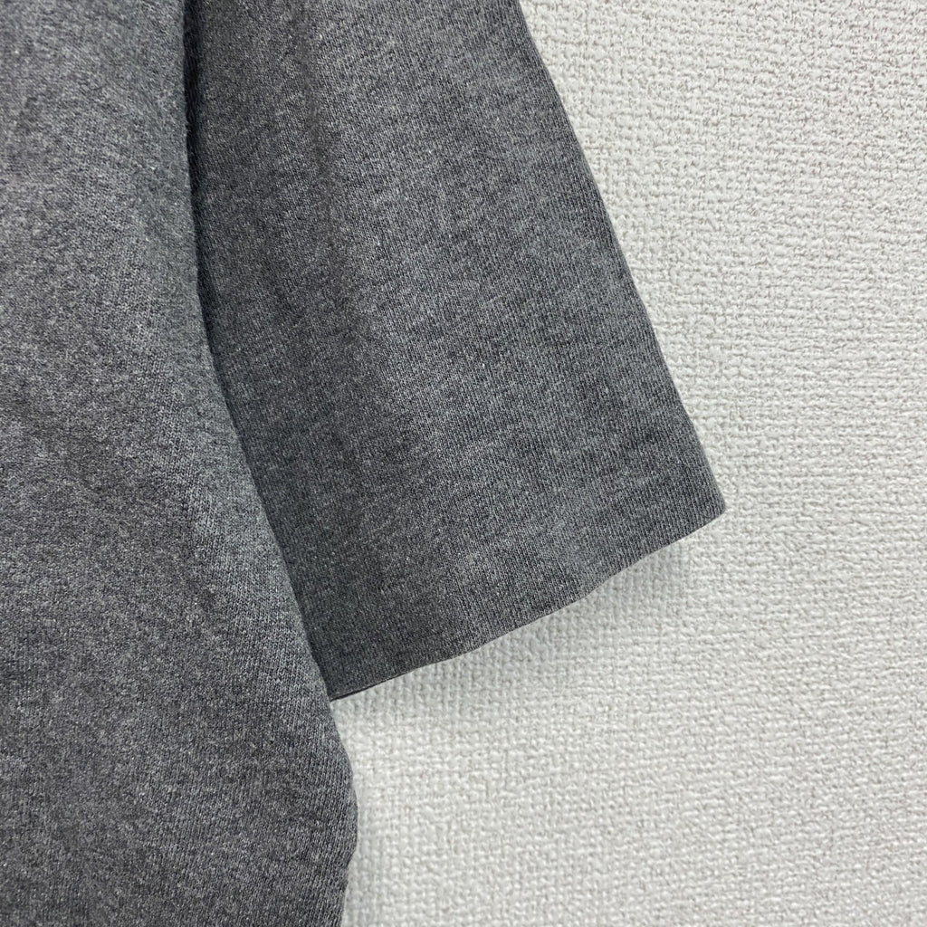 BALANCE＆HARMONY　バランスアンドハーモニー　半袖プリントTシャツ　シングルステッチ　グレー　Mサイズ