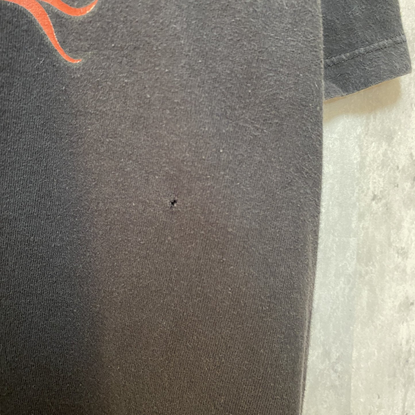 古着 used　USA製　半袖プリントTシャツ　蛇柄　黒　ブラック　レトロデザイン　クルーネック　XLサイズ