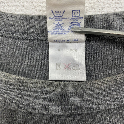 BALANCE＆HARMONY　バランスアンドハーモニー　半袖プリントTシャツ　シングルステッチ　グレー　Mサイズ