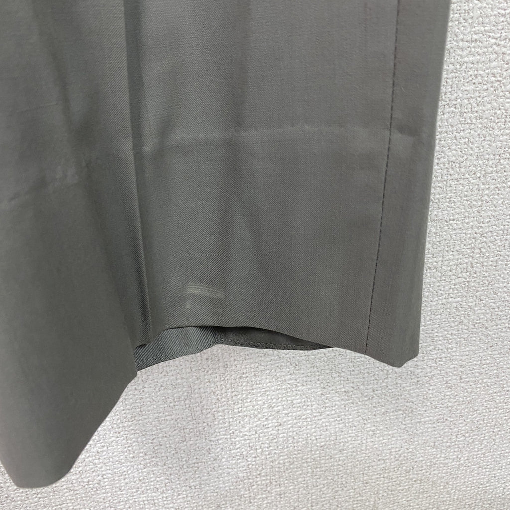LANVIN　ランバン　ダブルスーツ　セットアップ　ヴィンテージ　グレー　カーキ　Sサイズ