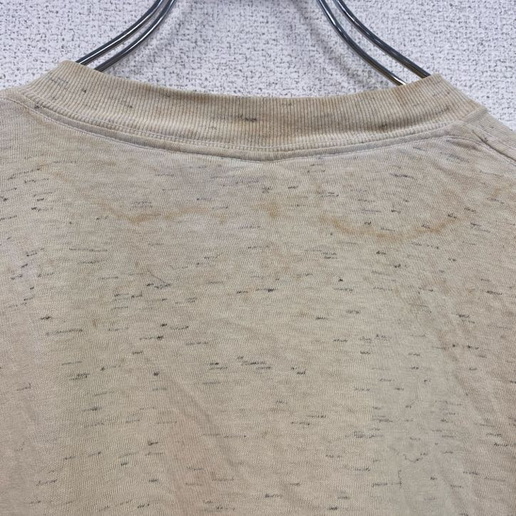 古着 used　90s　ONEITA　POWER-T　半袖プリントTシャツ　ラスベガス　LAS VEGAS　ベージュ　Mサイズ