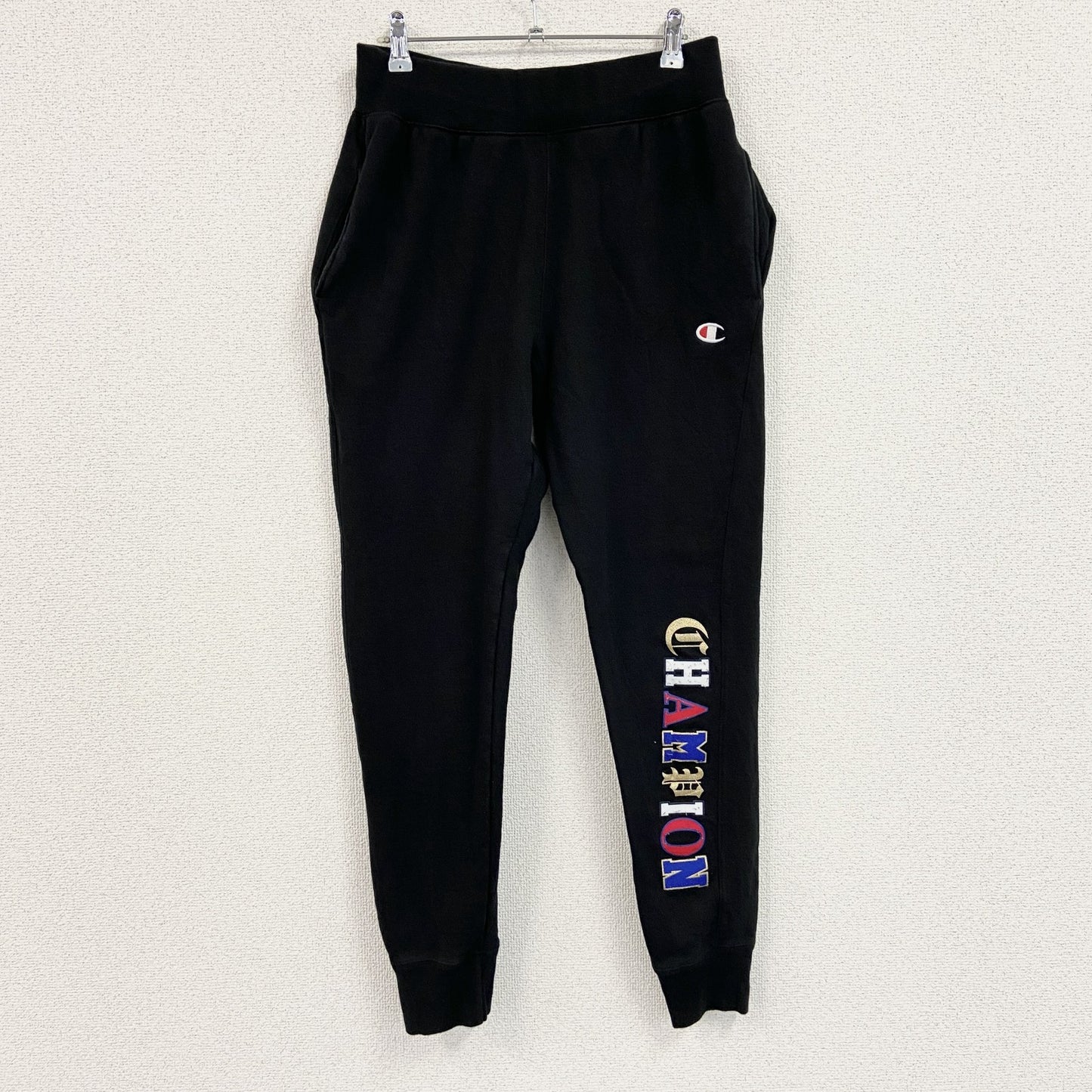 Champion　チャンピオン　リバースウィーブ　スウェットパンツ　黒　ブラック　Mサイズ