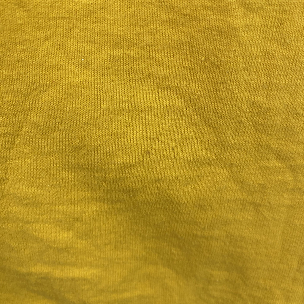 古着 used　GILDAN　ギルダン　半袖カレッジプリントTシャツ　ルトゥーノー大学　バレーボール　黄色　2XLサイズ