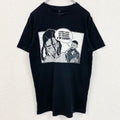 古着 used　Mistee Tee　半袖イラストプリントTシャツ　コミック　黒　ブラック　カジュアルデザイン　Mサイズ