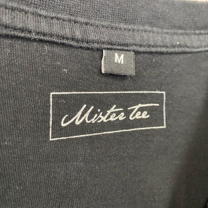 古着 used　Mistee Tee　半袖イラストプリントTシャツ　コミック　黒　ブラック　カジュアルデザイン　Mサイズ