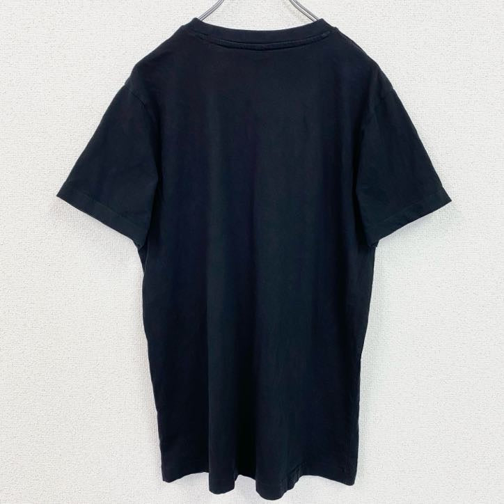 古着 used　Mistee Tee　半袖イラストプリントTシャツ　コミック　黒　ブラック　カジュアルデザイン　Mサイズ