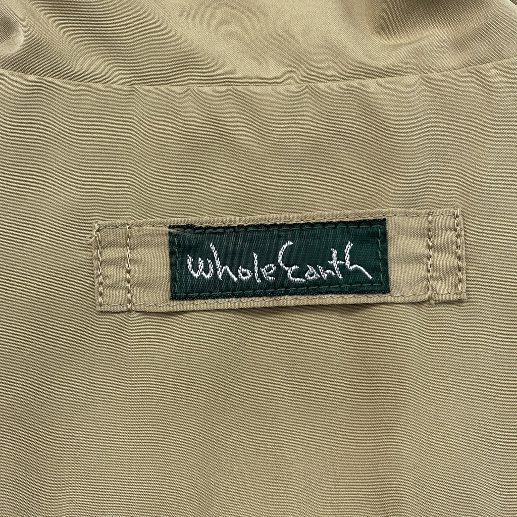 Whole Earth　ホールアース　トレッキングベスト　フィッシングベスト　ベージュ　Sサイズ