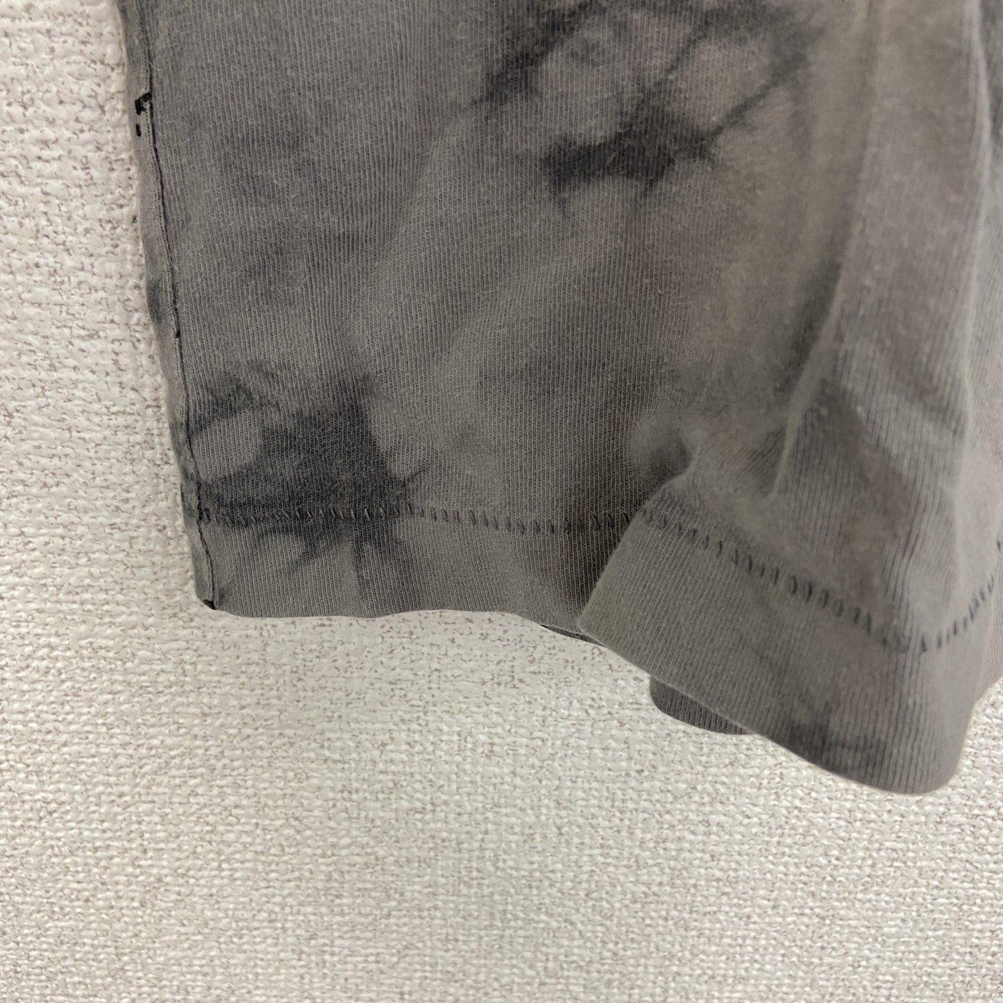 UNIQLO　ユニクロ　FUTURA　フューチュラ　半袖Tシャツ　シングルステッチ　タイダイ柄　灰色　グレー　XLサイズ
