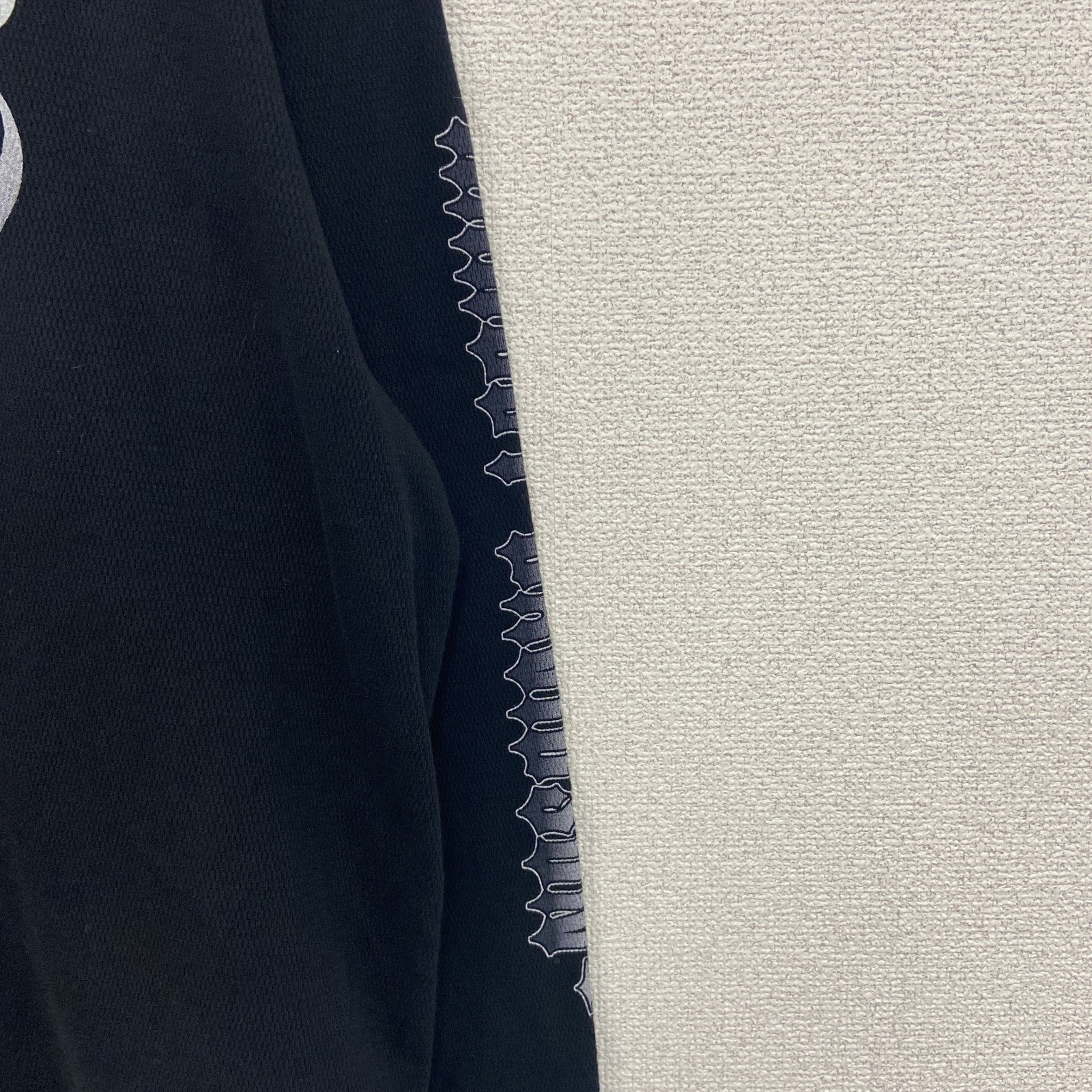 古着 used　HARLEY DAVIDSON　ハーレーダビッドソン　長袖Tシャツ　ドクロ　ファイヤーパターン　黒　ブラック
