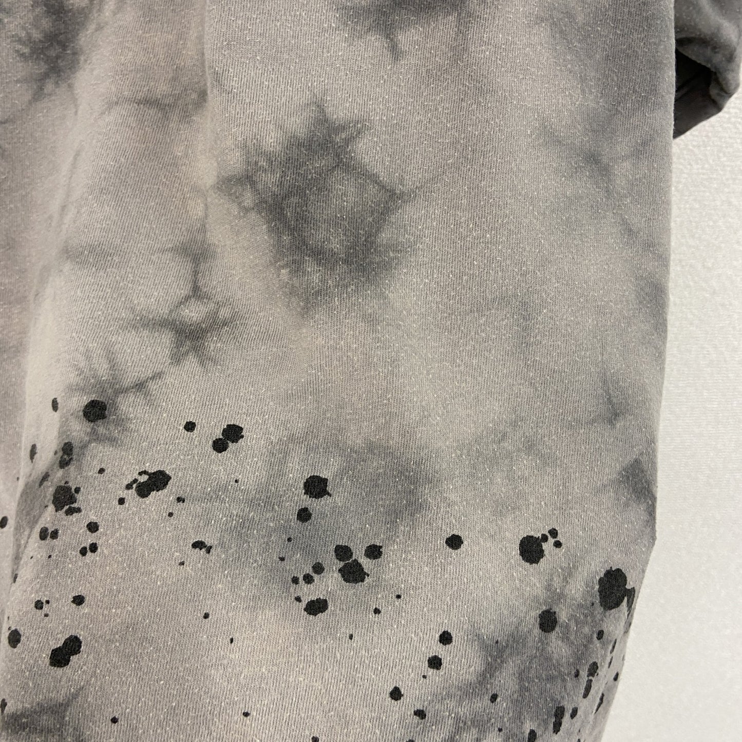 UNIQLO　ユニクロ　FUTURA　フューチュラ　半袖Tシャツ　シングルステッチ　タイダイ柄　灰色　グレー　XLサイズ