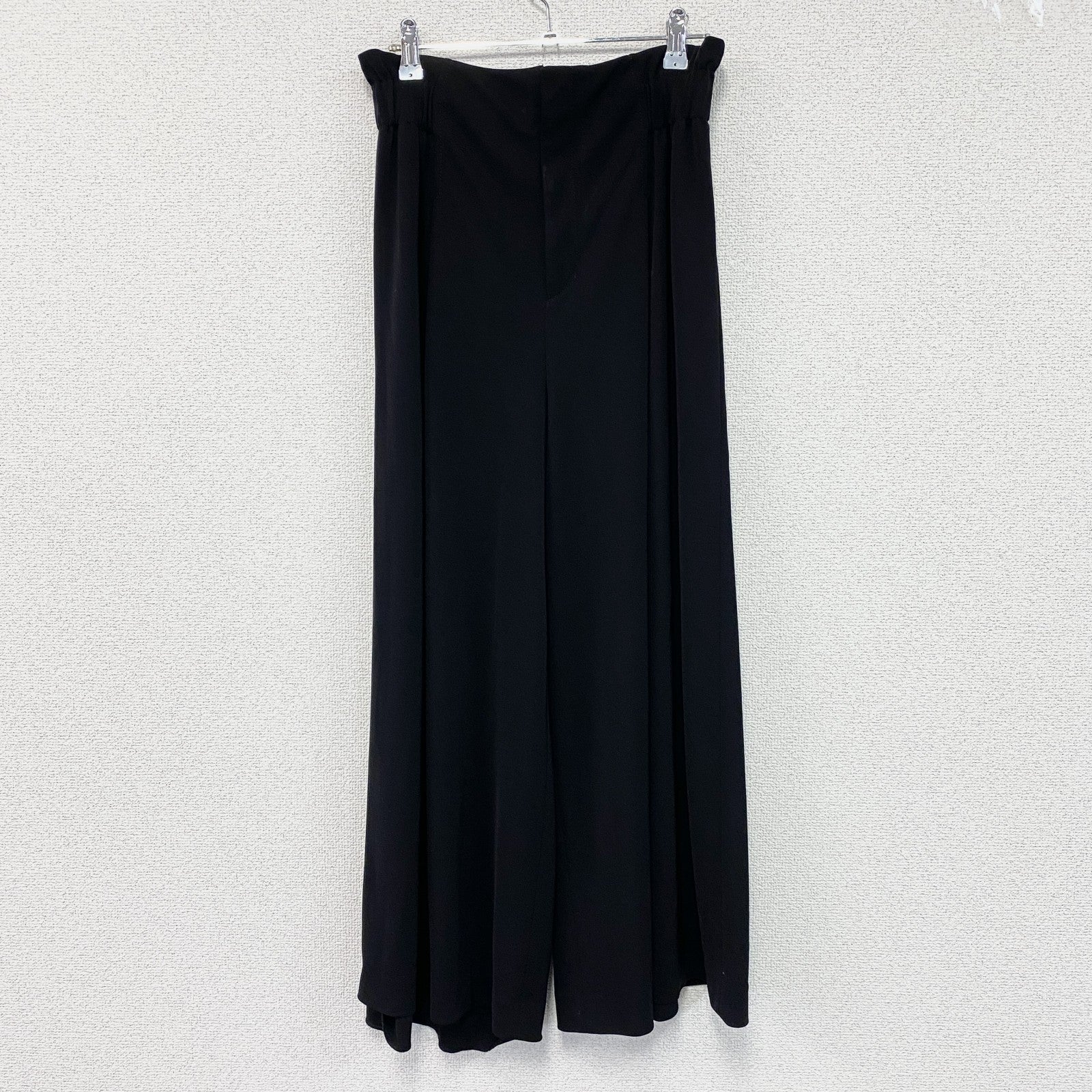 ADORE　アドーア　ドライジャージーワイドパンツ　黒　ブラック　38サイズ