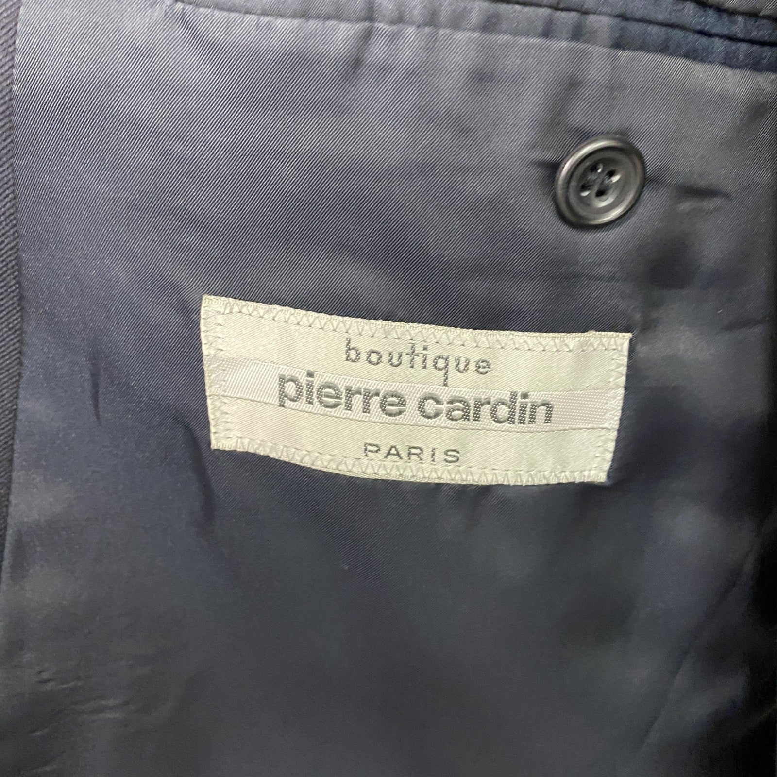 pierre cardin　ピエールカルダン　テーラードジャケット　ブレザー　紺ブレ　紺　ネイビー　96A6サイズ
